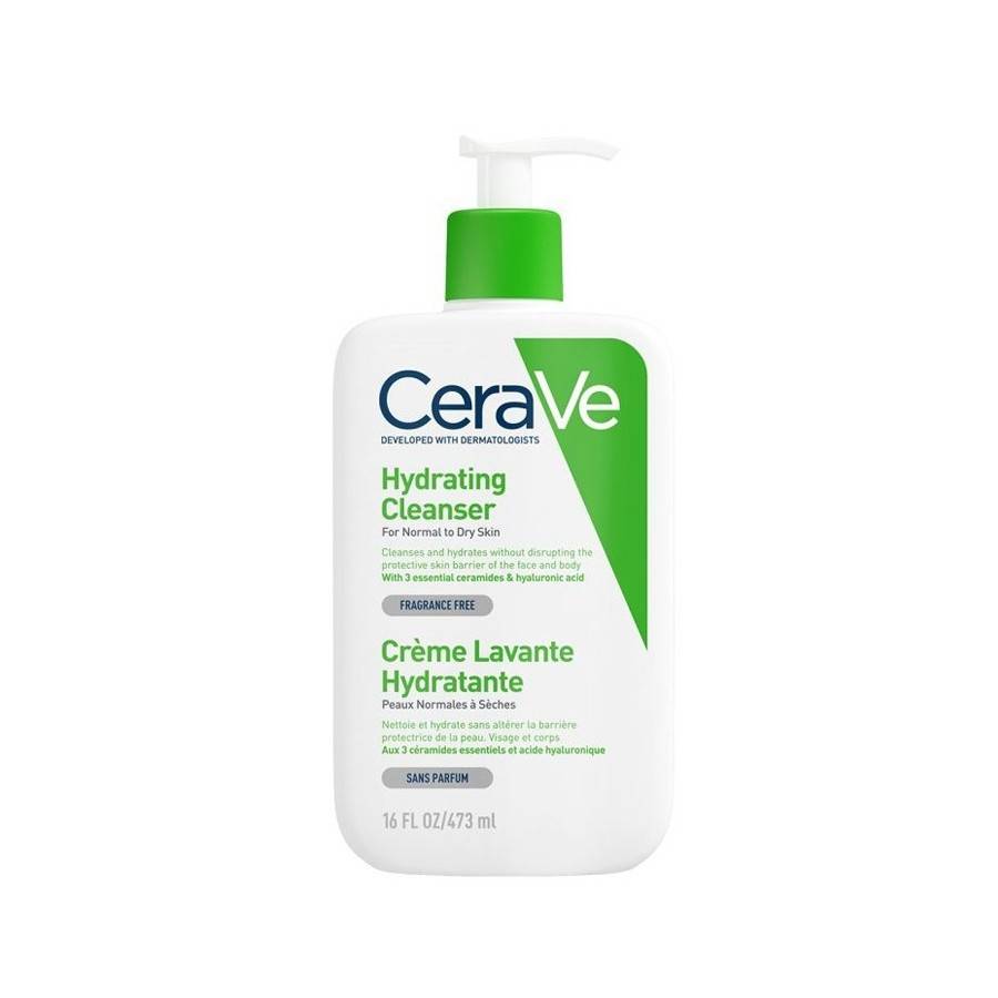 CeraVe Crème lavante hydratante, 473ML