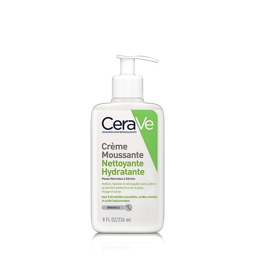 CeraVe Crème moussante nettoyante hydratante, 236ML