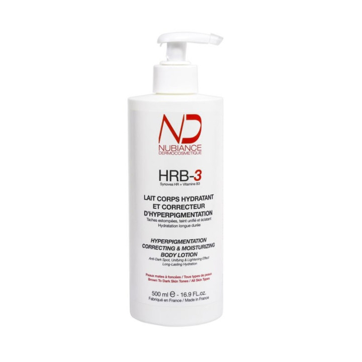 Nubiance HRB-3 Lait Corps Hydratant & Correcteur 500ml