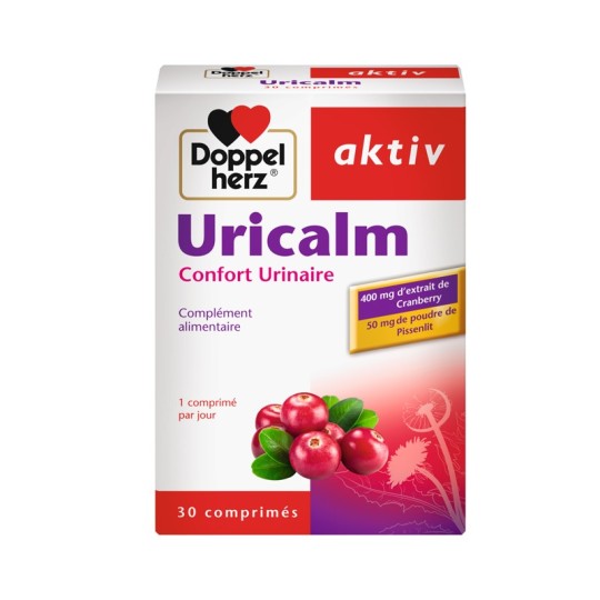 DOPPELHERZ AKTIV Uricalm confort urinaire, 3a0 comprimés