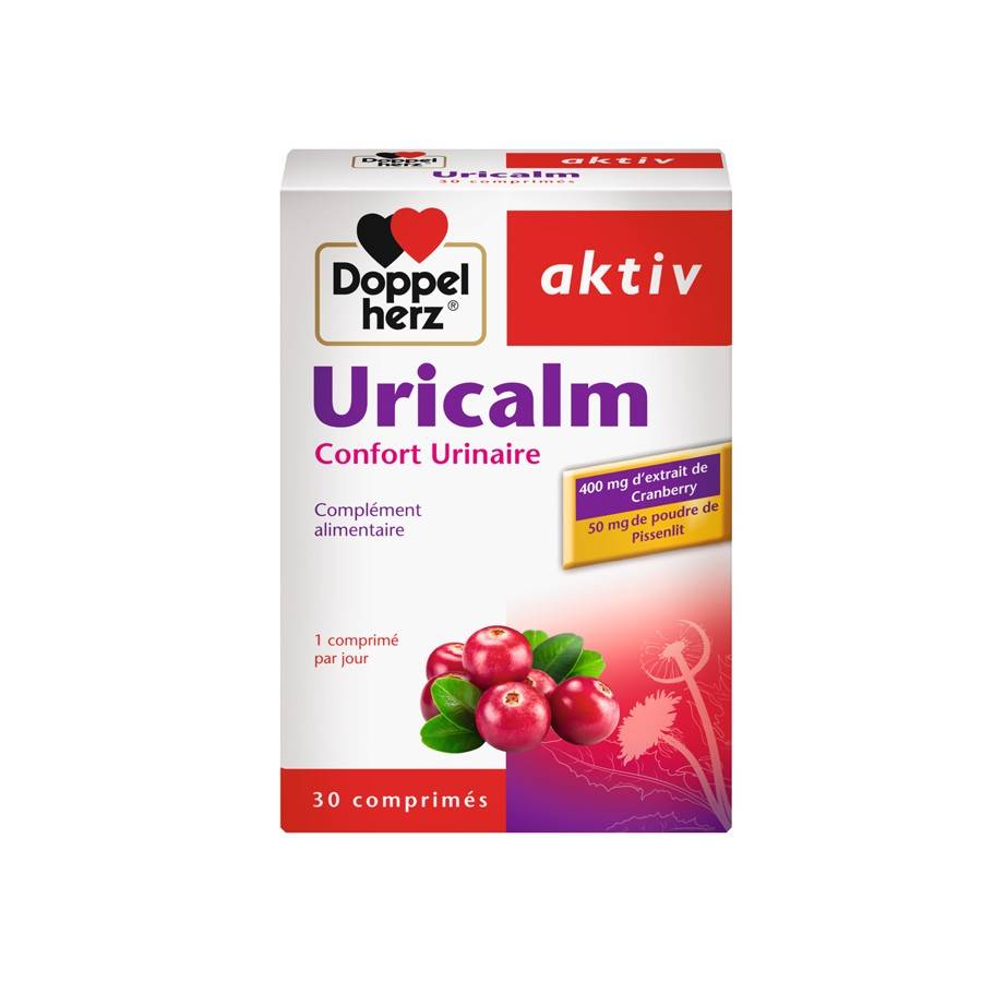 DOPPELHERZ AKTIV Uricalm confort urinaire, 3a0 comprimés