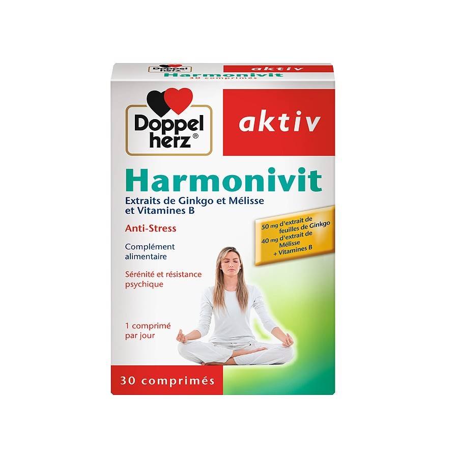DOPPELHERZ AKTIV Harmonivit Anti-Stress, 30 Comprimés