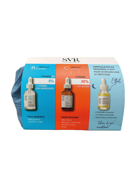 SVR Coffret [B3] Hydra + [C] Anti-Ox + Ampoule Relax