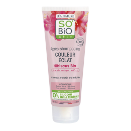 SO BIO APRÈS-SHAMPOOING COULEUR ÉCLAT HIBISCUS