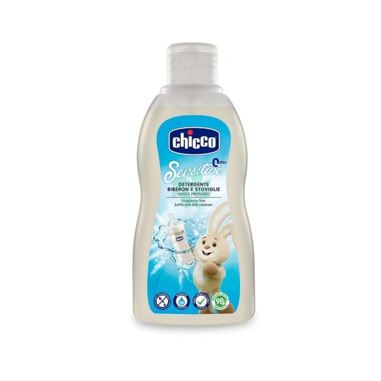 CHICCO sensitive  Détergent pour biberons et vaisselle, 300 ml