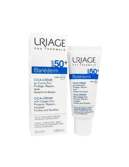 Uriage BARIÉDERM-CICA Crème SPF50+ 40ml