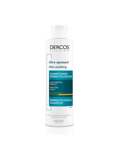 Vichy Dercos Shampooing Ultra Apaisant Cheveux Secs