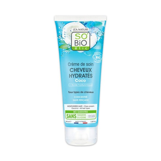SO BIO CRÈME DE SOINS CHEVEUX HYDRATÉS COCO