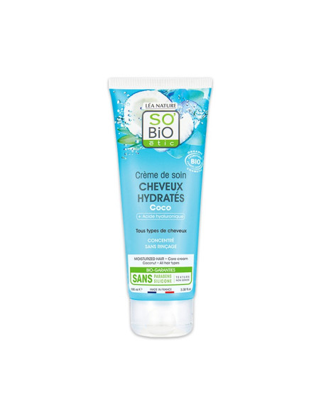 SO BIO CRÈME DE SOINS CHEVEUX HYDRATÉS COCO