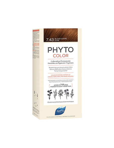 Phyto PhytoColor N° 7.43 Blond Cuivré Doré