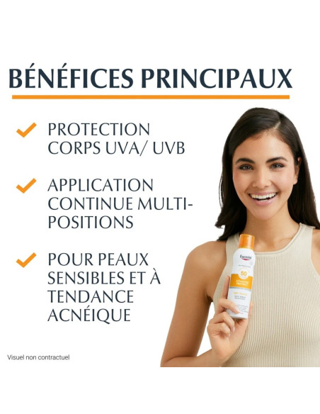 Eucerin Sun Sensitive Protect Brume Transparente SPF50