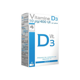 Vital Vitamine D3 Complément 30 Gélules
