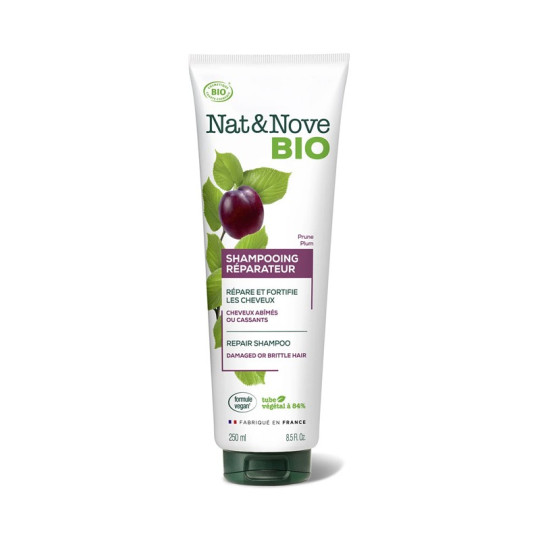 Nat&Nove Bio Shampooing Réparateur Prune