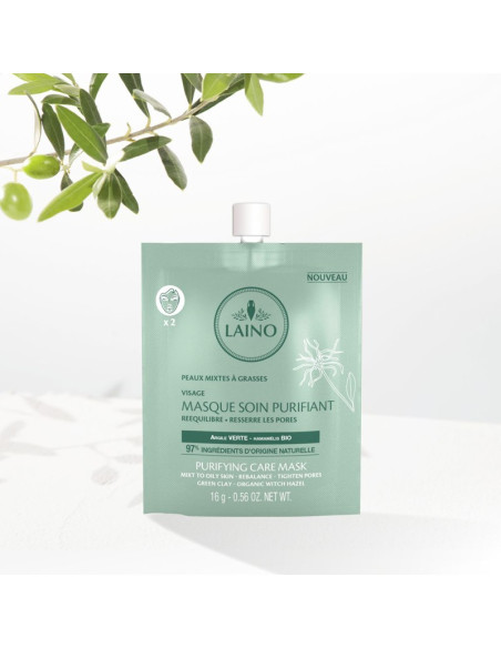 Laino Masque Soin Purifiant Visage Laino Masque Soin Purifiant Visage