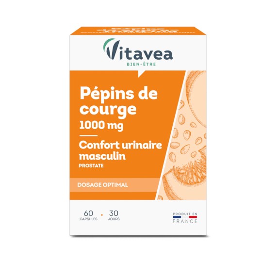 Vitavea Pépin De Courge 1000mg - Confort Urinaire Masculin