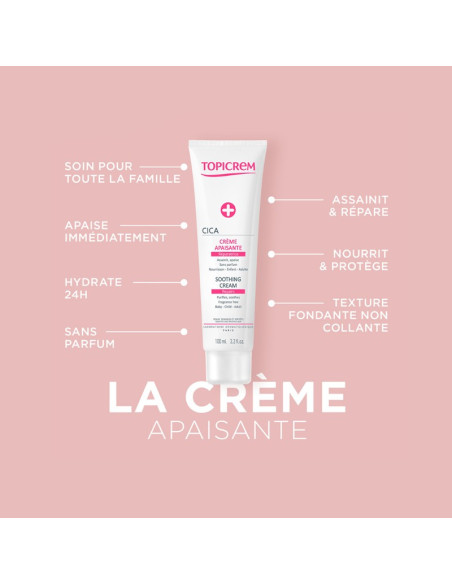 Topicrem CICA Crème Apaisante Réparatrice
