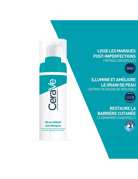 CeraVe Sérum Rétinol Anti-Marques 30ml