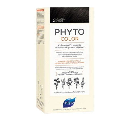 Phyto PHYTOCOLOR Coloration N°3 Châtain Foncé