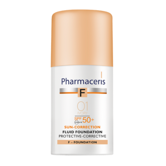 PHARMACERIS Fond De Teint SPF 50+ IVORY 01, 30ML