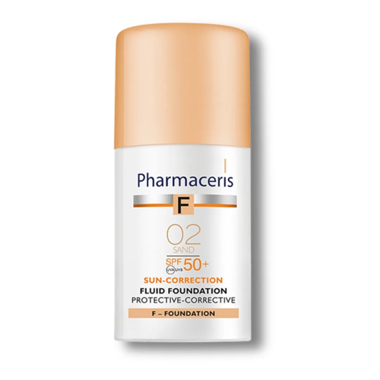 PHARMACERIS F Fond de Teint SPF 50+ SAND 02, 30ML
