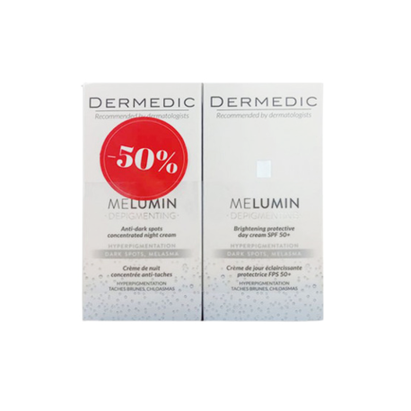 DERMEDIC MELUMIN Crème de jour SPF50 + Crème de nuit -50%