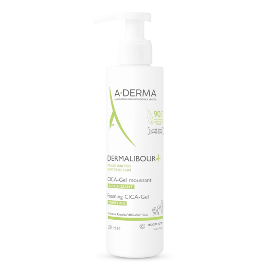 A-Derma Dermalibour+ Cica-Gel Moussant Assainissant 200ml