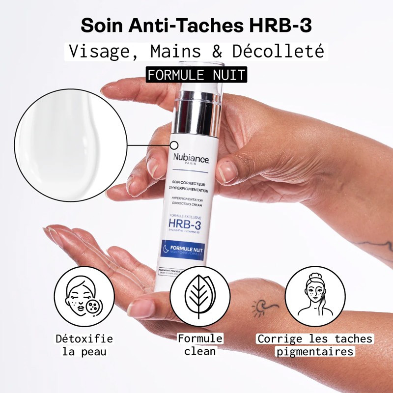 Nubiance Soin Correcteur Hyperpigmentation HRB-3 Nuit