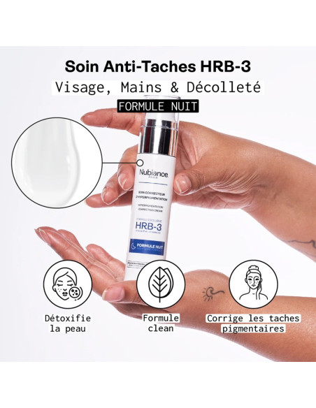 Nubiance Soin Correcteur Hyperpigmentation HRB-3 Nuit