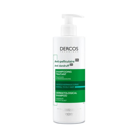 Vichy Dercos Shampoing Anti-Pelliculaire Cheveux Normaux à Gras