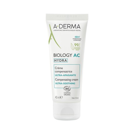 A-Derma BIOLOGY AC HYDRA Crème Compensatrice Ultra-apaisante