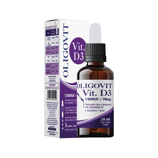 Vital Oligovit Vitamine D3 Gouttes