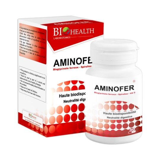 Biohealth Aminofer 30 Gélules