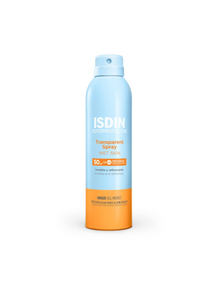 ISDIN Fotoprotector Transparent Spray Wet Skin SPF50 ISDIN Fotoprotector Transparent Spray Wet Skin SPF50