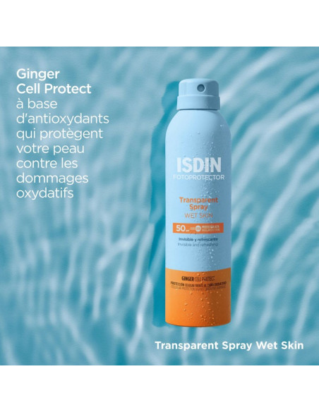ISDIN Fotoprotector Transparent Spray Wet Skin SPF50 ISDIN Fotoprotector Transparent Spray Wet Skin SPF50