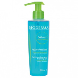 BIODERMA SEBIUM GEL MOUSSANT PURIFIANT POMPE 200 ML