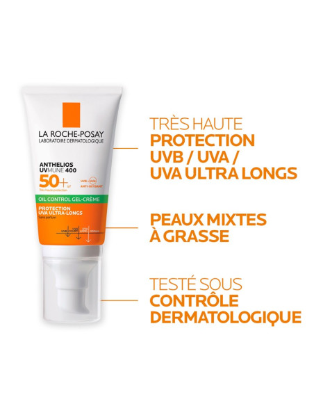 La Roche-Posay Anthelios UVMune 400 Oil Control Gel-Crème La Roche-Posay Anthelios UVMune 400 Oil Control Gel-Crème