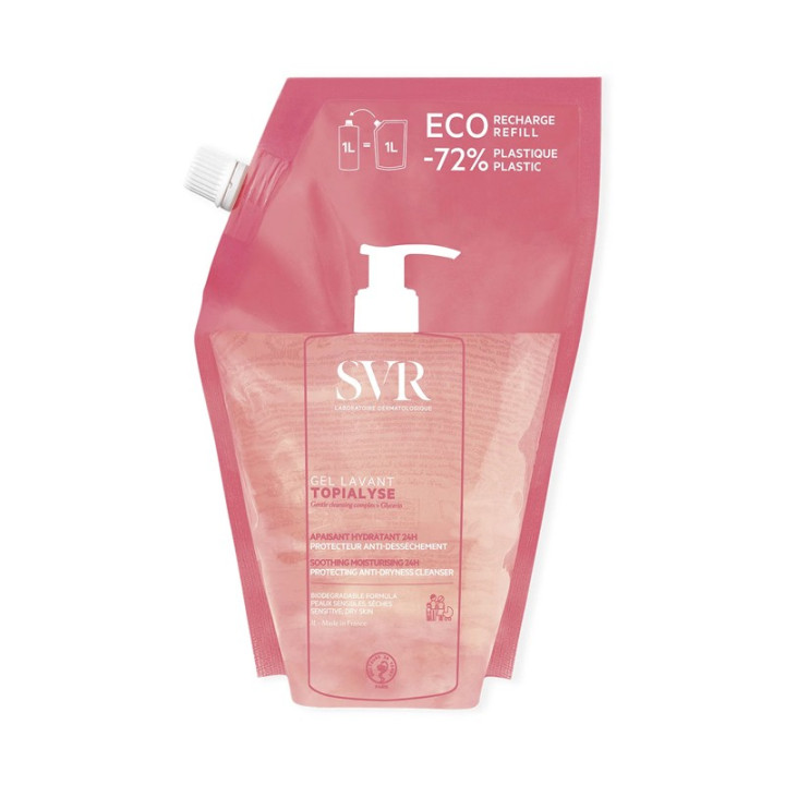 SVR Topialyse Gel Lavant Recharge 1L