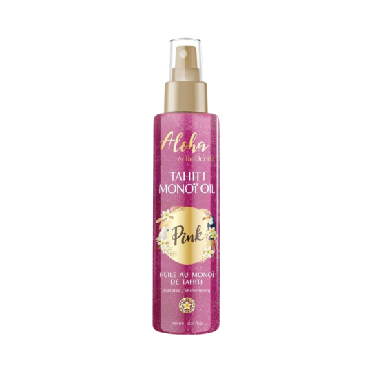 Aloha By Inoderma Huile Au Monoï De Tahiti Pailletée Pink