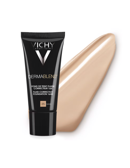 Vichy Dermablend Fond de Teint Fluide Correcteur 16H (Sable) Vichy Dermablend Fond de Teint Fluide Correcteur 16H (Sable)