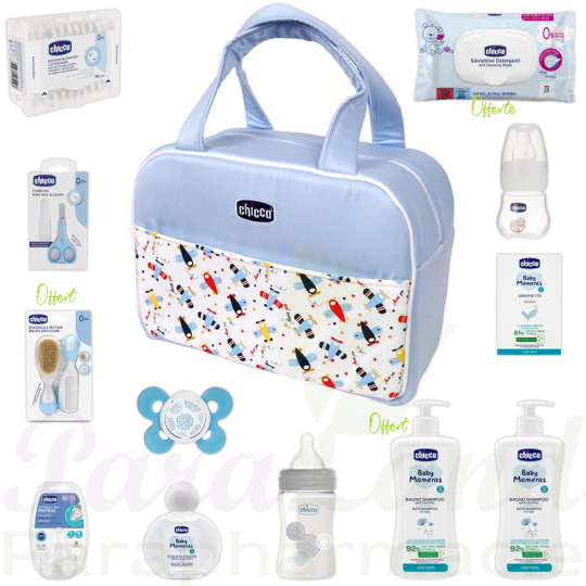 Chicco Sac de Maternité Bleu Indispensables Maternité