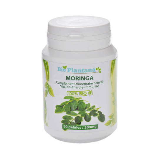 Bio Plantana Moringa 100% Bio 90 Gélules