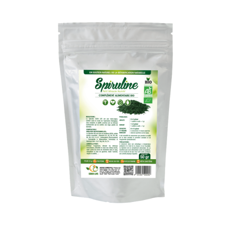 Eden Life Spiruline Paillettes 50Gr