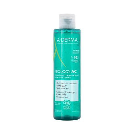 A-Derma BIOLOGY AC Gel Moussant Nettoyant Purifiant