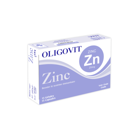 Vital Oligovit Zinc 15 Gélules