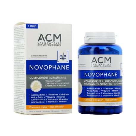 ACM Novophane Cheveux et Ongles 180 Gélules