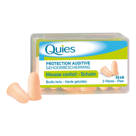 Quies Protection Auditive en Mousse Confort