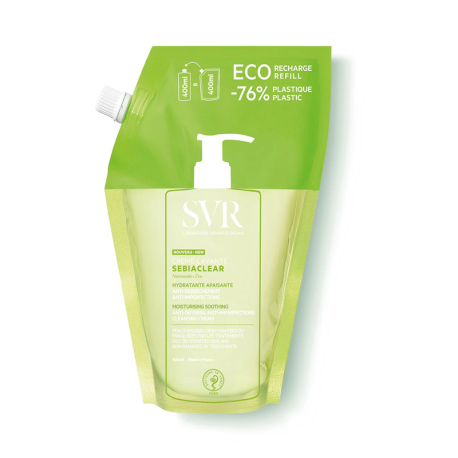 SVR Sebiaclear Crème Lavante Recharge 400ml