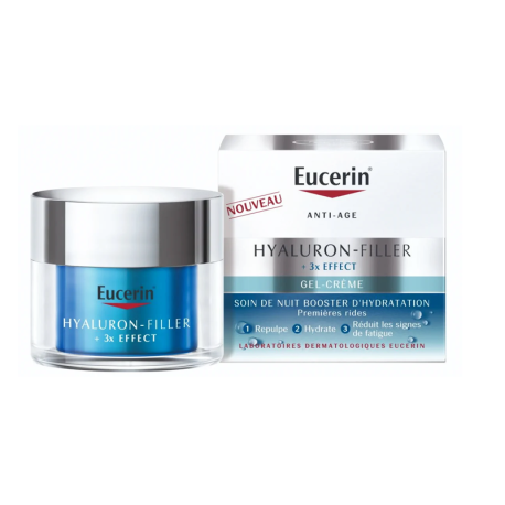 Eucerin Hyaluron-Filler 3X Effect Gel-Crème Nuit