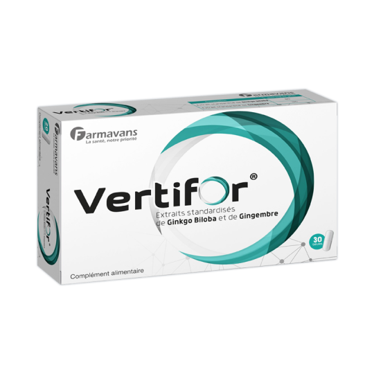 Farmavans Vertifor Vertiges et Nausées 30 Gélules
