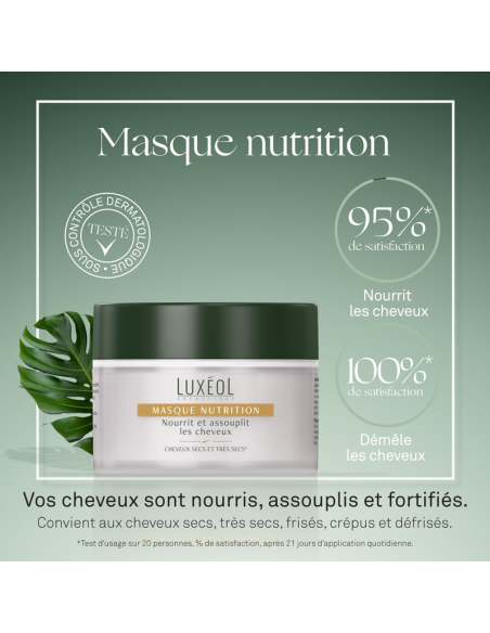 Luxéol Masque Nutrition Nourrissant 200ml